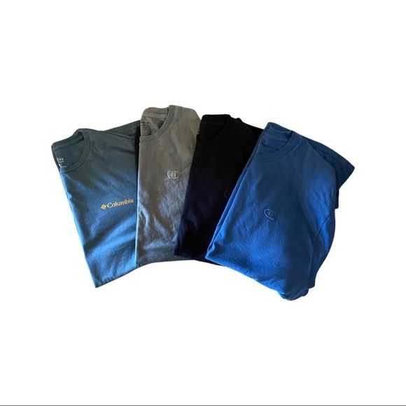 Champion Other - 4 Champion and Columbia Mens T-shirts Size Large Like New